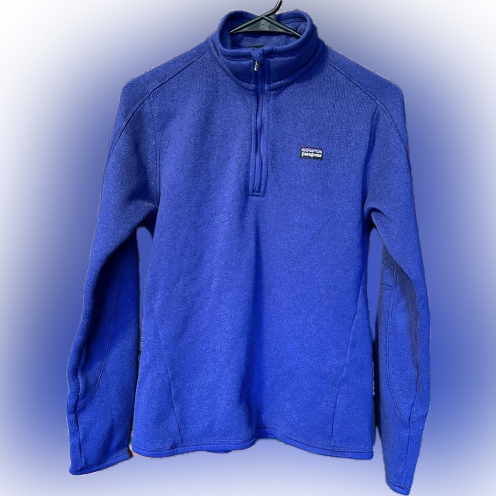 Patagonia Women’s 1/4 Zip Fleece Purple Pullover Medium Outdoor MountainCore Y2K